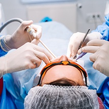 Surgery is the second step in the four-step dental implant process